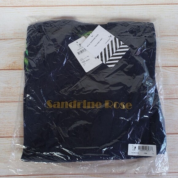 Sandrine Rose x Free People Long Sleeve Sweater Top in French Worker - Picture 5 of 5